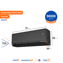 Evaporadora Multi Split Inverter Hi Wall 9000 Btus Free Match Midea 220V