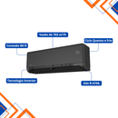 Evaporadora Multi Split Inverter Hi Wall 9000 Btus Free Match Midea 220V