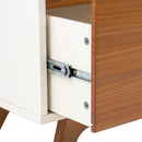 Rack Madeira Maciça 2 Gavetas