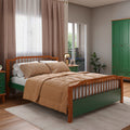 Cama Casal Madeira Maciça Chicago