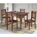 Conjunto sala de jantar com mesa e 4 cadeiras em Madeira maciça