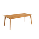 Conjunto Sala de Jantar Com Mesa e 8 Cadeiras Madeira Maciça Dover - 200 x 100cm