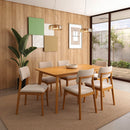 Mesa Madeira Maciça 6 Lugares  Dover - 160 x 90 cm