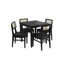 Conjunto Sala de Jantar Com Mesa e 4 Cadeiras Madeira Maciça Viena