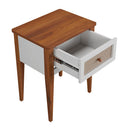 Mesa de Cabeceira Madeira Maciça 1 Gaveta