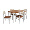 Conjunto Sala de Jantar Com Mesa e 4 Cadeiras Madeira Maciça Viena