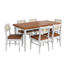 Conjunto Sala de Jantar Com Mesa e 6 Cadeiras Madeira Maciça Viena