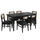 Conjunto Sala de Jantar Com Mesa e 6 Cadeiras Madeira Maciça Viena
