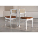 Conjunto Sala de Jantar Com Mesa e 4 Cadeiras Madeira Maciça Viena