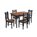 Conjunto sala de jantar com mesa e 4 cadeiras em Madeira maciça