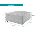 Cama Box com Colchão Casal Ecoflex Privilege