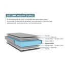 Cama Box com Colchão Queen Size Ecoflex Dual - 158x198x47cm