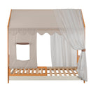 Cama Infantil ou Montessoriana Casinha e Janelinha Encanto