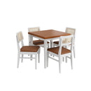 Conjunto Sala de Jantar Com Mesa e 4 Cadeiras Madeira Maciça Viena