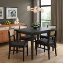 Conjunto Sala de Jantar Com Mesa e 4 Cadeiras Madeira Maciça Viena