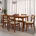 Conjunto Sala de Jantar Com Mesa e 6 Cadeiras Madeira Maciça Viena