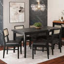 Conjunto Sala de Jantar Com Mesa e 6 Cadeiras Madeira Maciça Viena