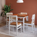 Conjunto Sala de Jantar Com Mesa e 4 Cadeiras Madeira Maciça Viena