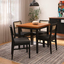 Conjunto Sala de Jantar Com Mesa e 4 Cadeiras Madeira Maciça Viena