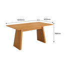 Mesa Madeira Maciça 6 Lugares  Rose - 160 x 90 cm
