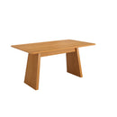 Conjunto Sala de Jantar Com Mesa e 6 Cadeiras Madeira Maciça Rose - 160 x 90cm